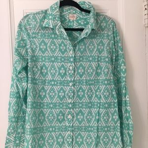 Light weight J. Crew button down size medium